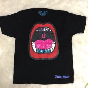 Party Rock Turn it Down T-Shirt Size XL Black 031
